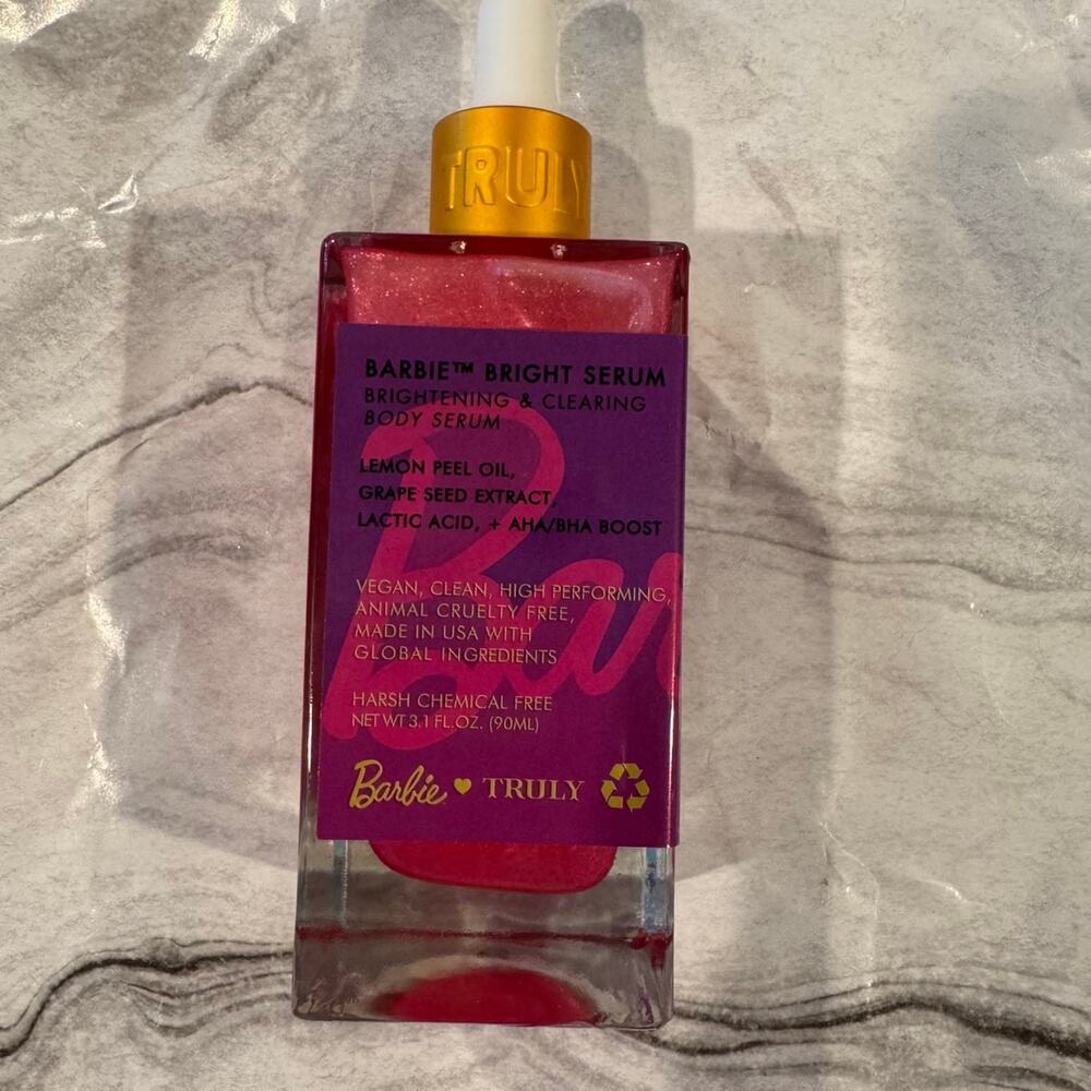 barbie x truly bright serum